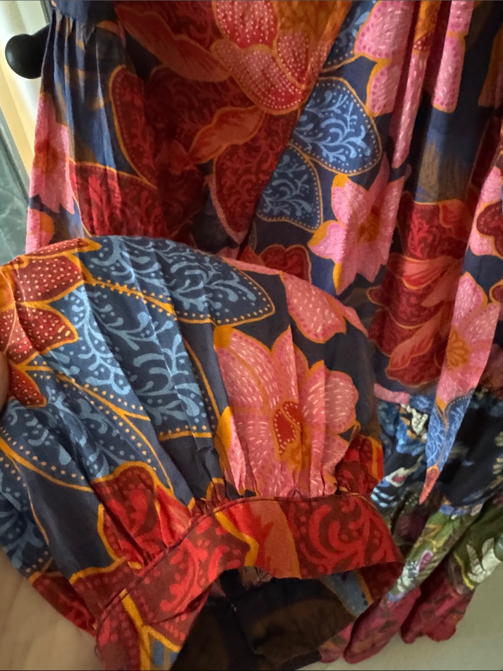 FARM Rio NWT Mixed Flower Prints Maxi Dress Multi S - Picture 6 of 10